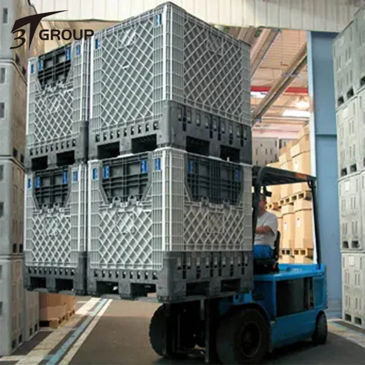 China Folding Plastic Bulk Pallet Container