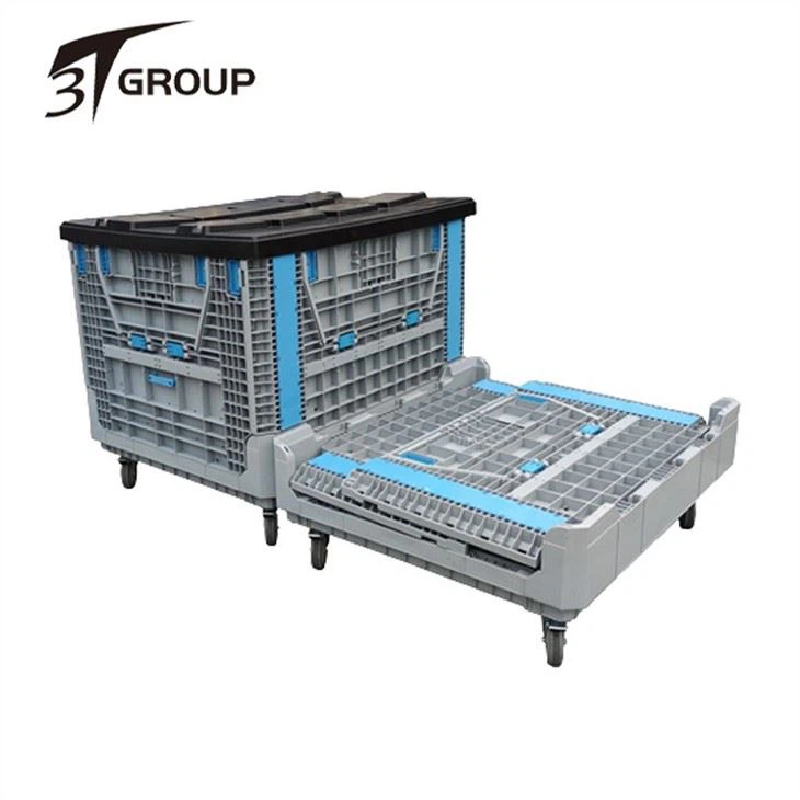 China Folding Plastic Pallet Crate