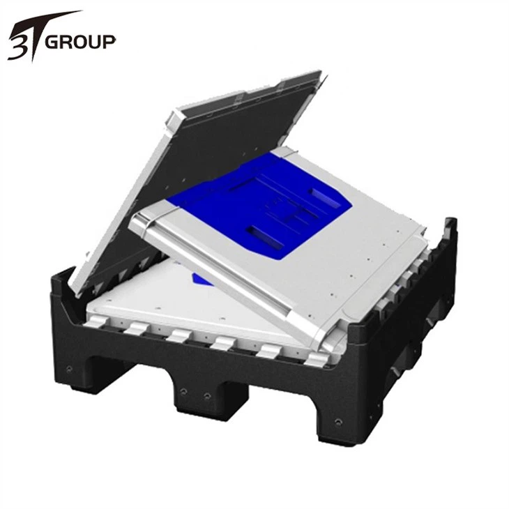 HDPE heavy duty storage solid stacking plastic pallet box price