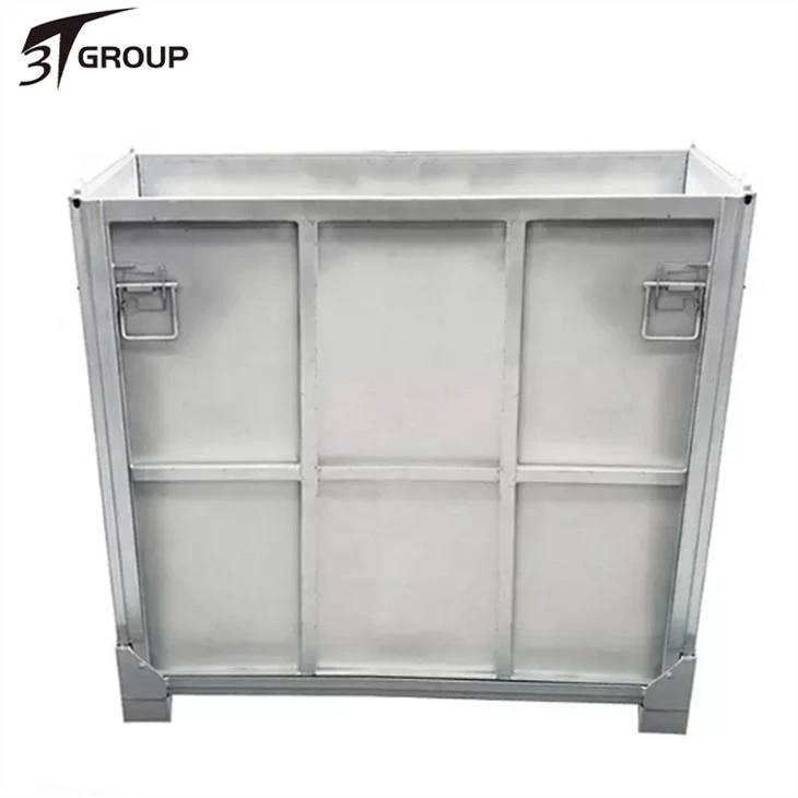 Industrial Collapsible Large Metal Steel Pallet Box price