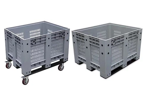 Plastic Pallet Container With Wheel 2 Plastic Pallet Container With Wheel 2